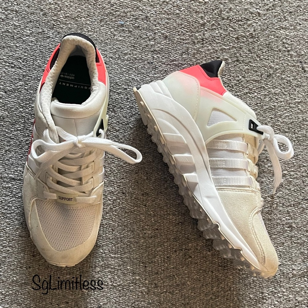 Adidas EQT Support RF White Turbo Sneakers
